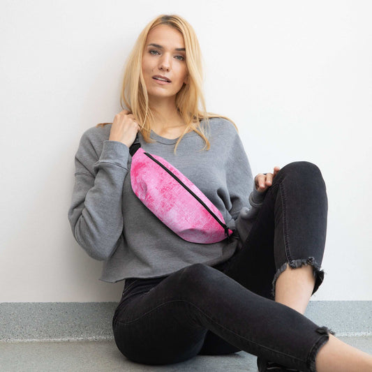 Women's Pink Fanny Pack - Stylish and Functional Accessory for Summer Adventures -