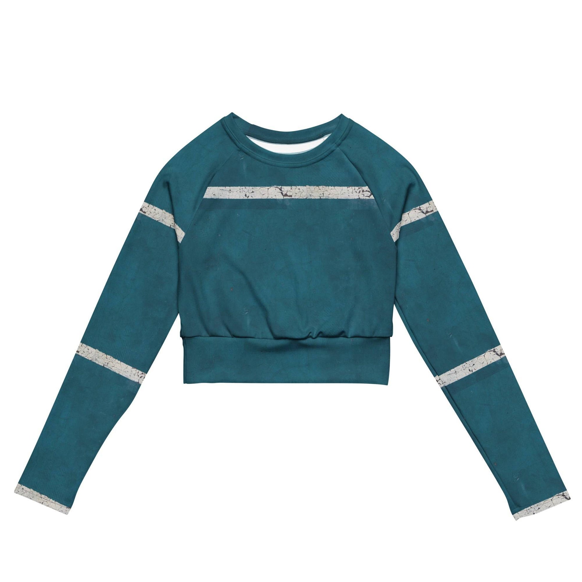 Women Eco-Friendly Crop Top - Viva Recycled Long-Sleeve Fashion Essential -