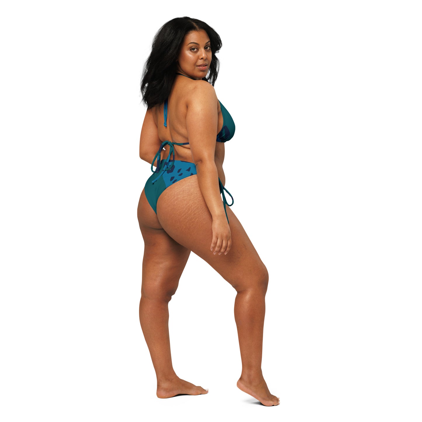 Green & Blue Bikini Set | Deep Ocean Collection | Sustainable Swimwear