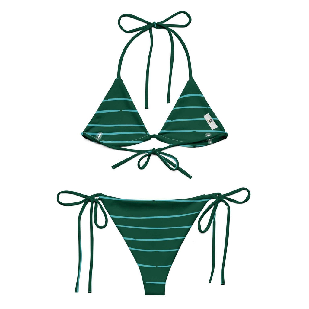 Women's Recycled Green Bikini - Sustainable Summer Swimwear - HOPE Athlete Apparel & Wellness 