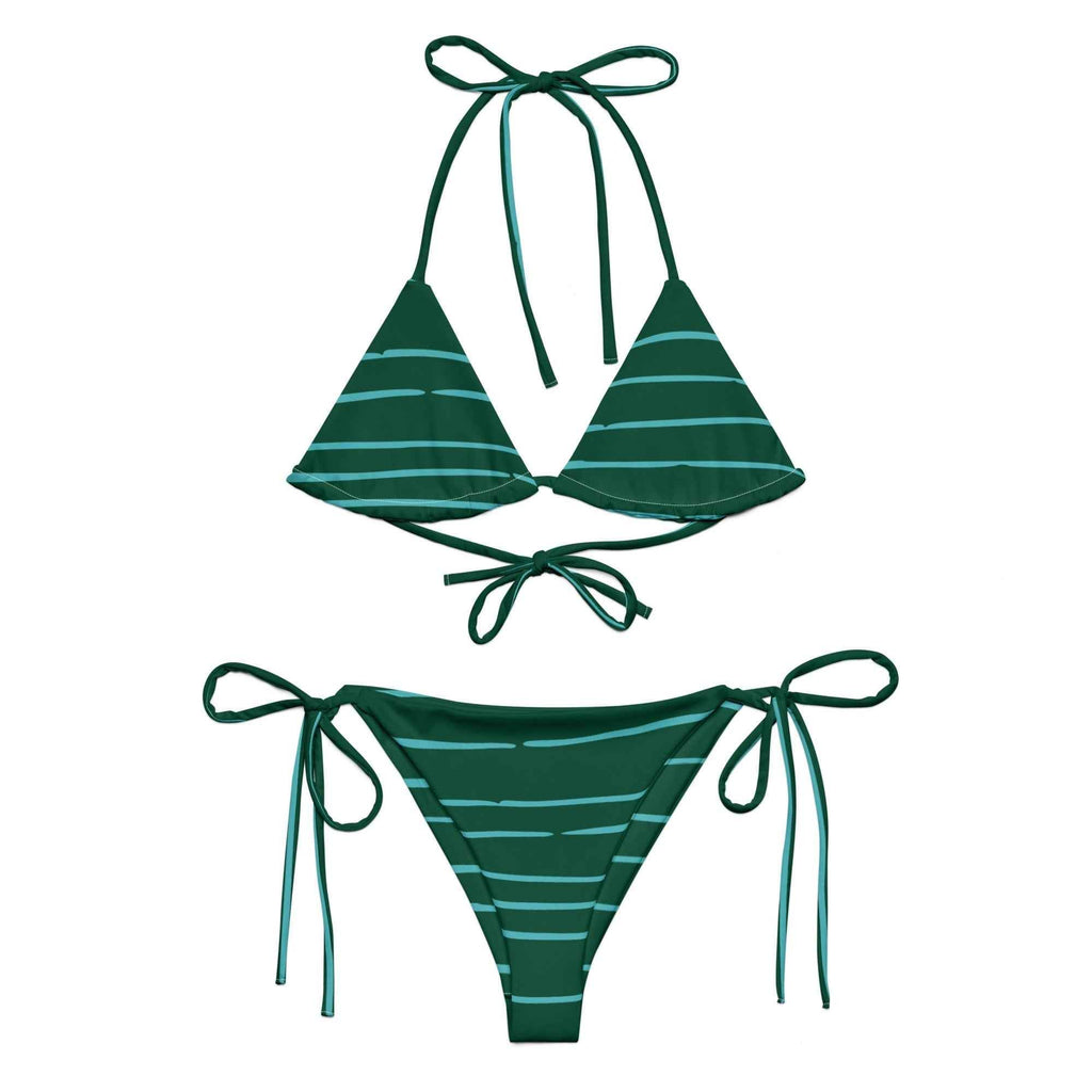 Women's Recycled Green Bikini - Sustainable Summer Swimwear - HOPE Athlete Apparel & Wellness 