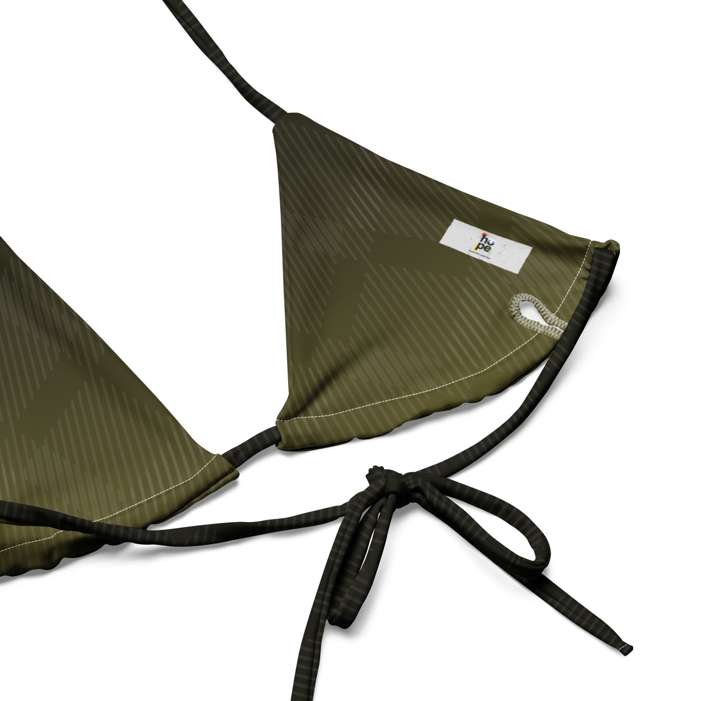 Olive Green String Bikini | Eco-Friendly Swimwear for Women