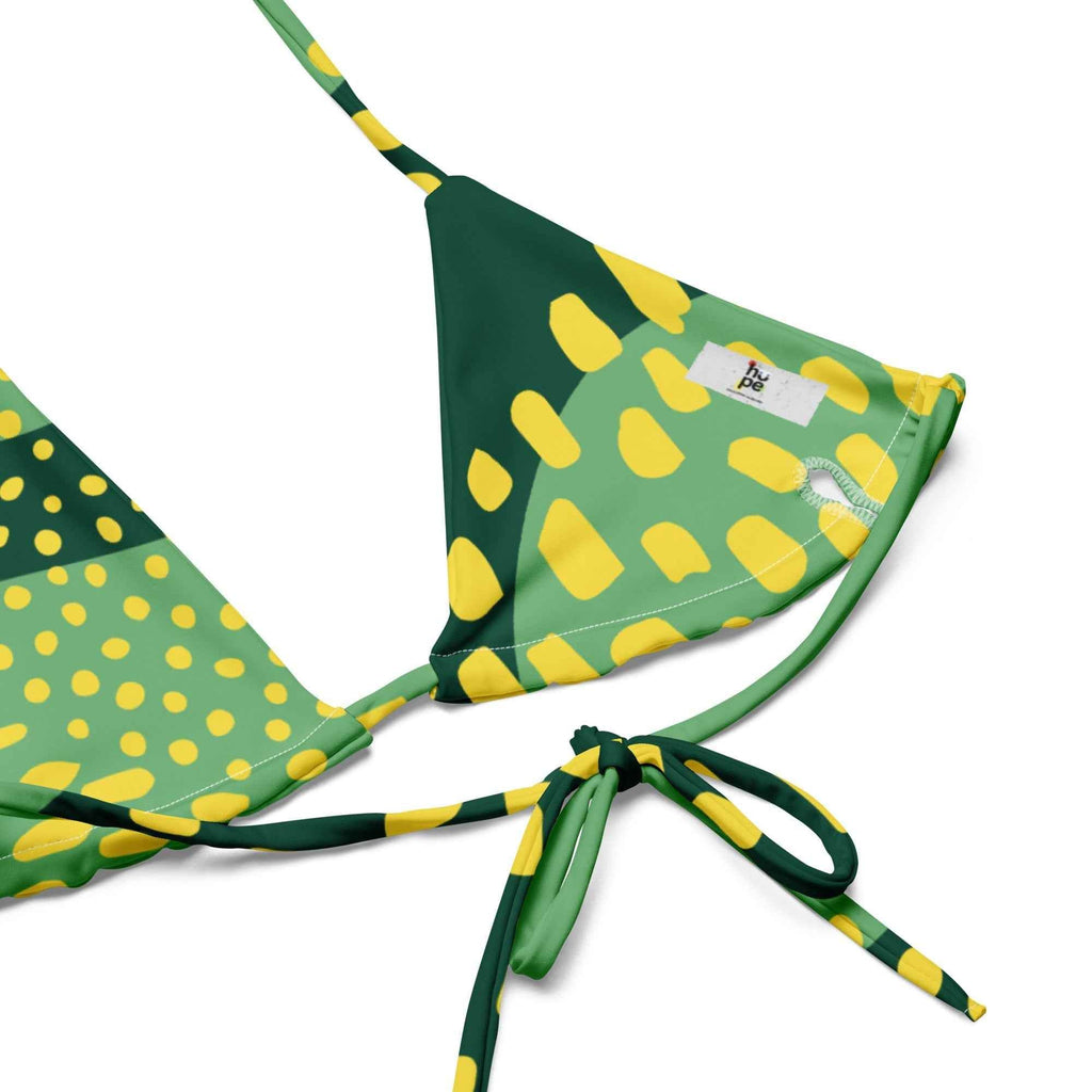 Lime Green & Yellow Eco-Friendly Bikini | Sustainable Swimwear - HOPE Athlete Apparel & Wellness 