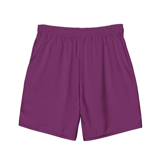 Eco-Friendly Men's Swim Trunks Barnie Purple - Recycled Performance Beachwear -