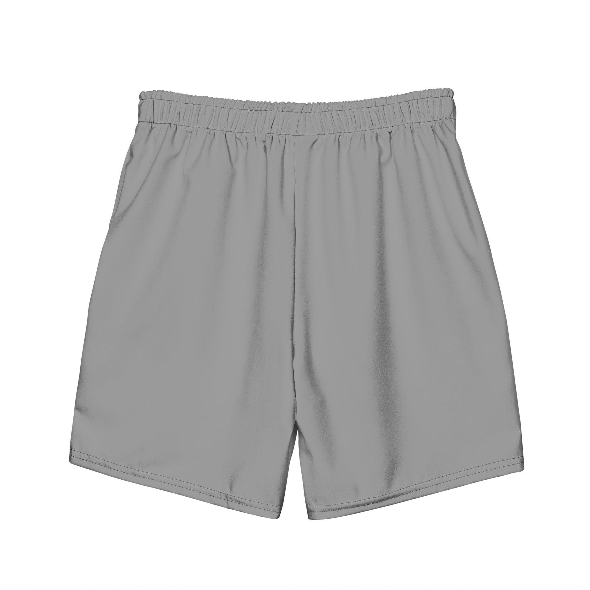 Recycled Gray Men's Swim Trunks - Eco-Friendly Performance Gear -
