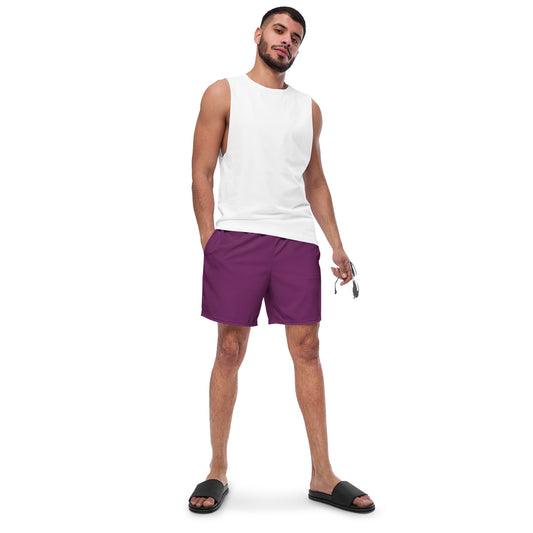 Men's Recycled Swim Trunks Pure Purple | Summer Collection Eco-Friendly Swimwear