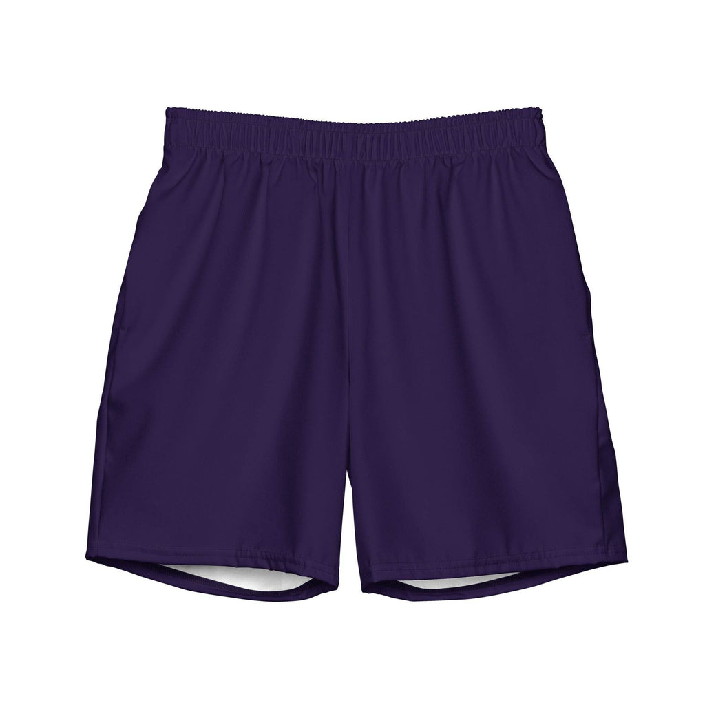 Eco-Friendly Swim Trunks in Dark Purple - Sustainable Style  - HOPE Athlete Apparel and Wellness