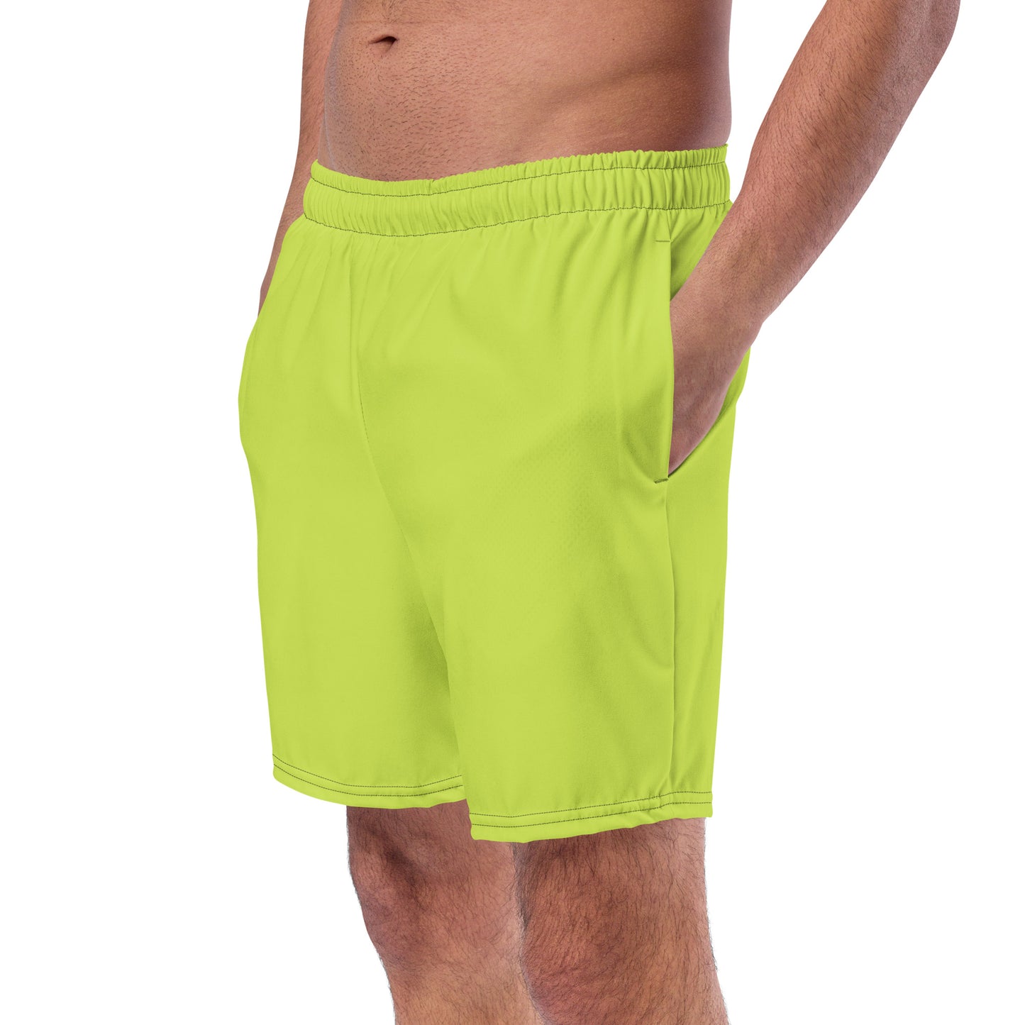 Men's Recycled Swim Trunks Vibrant Green | Eco-Friendly Summer