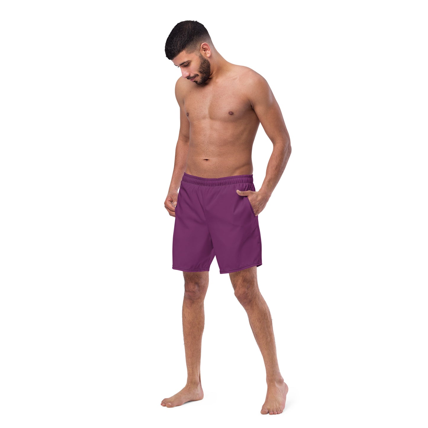Men's Recycled Swim Trunks Pure Purple | Summer Collection Eco-Friendly Swimwear