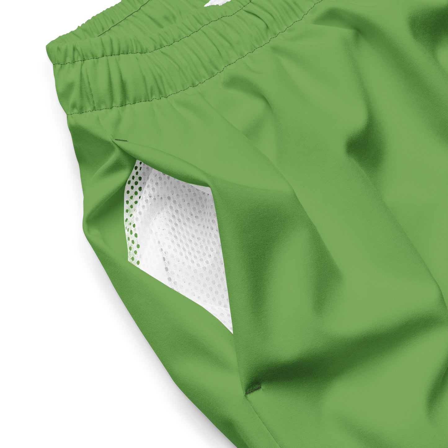 Eco-Friendly Recycled Swim Trunks Pure Pine Green - Performance Swimwear