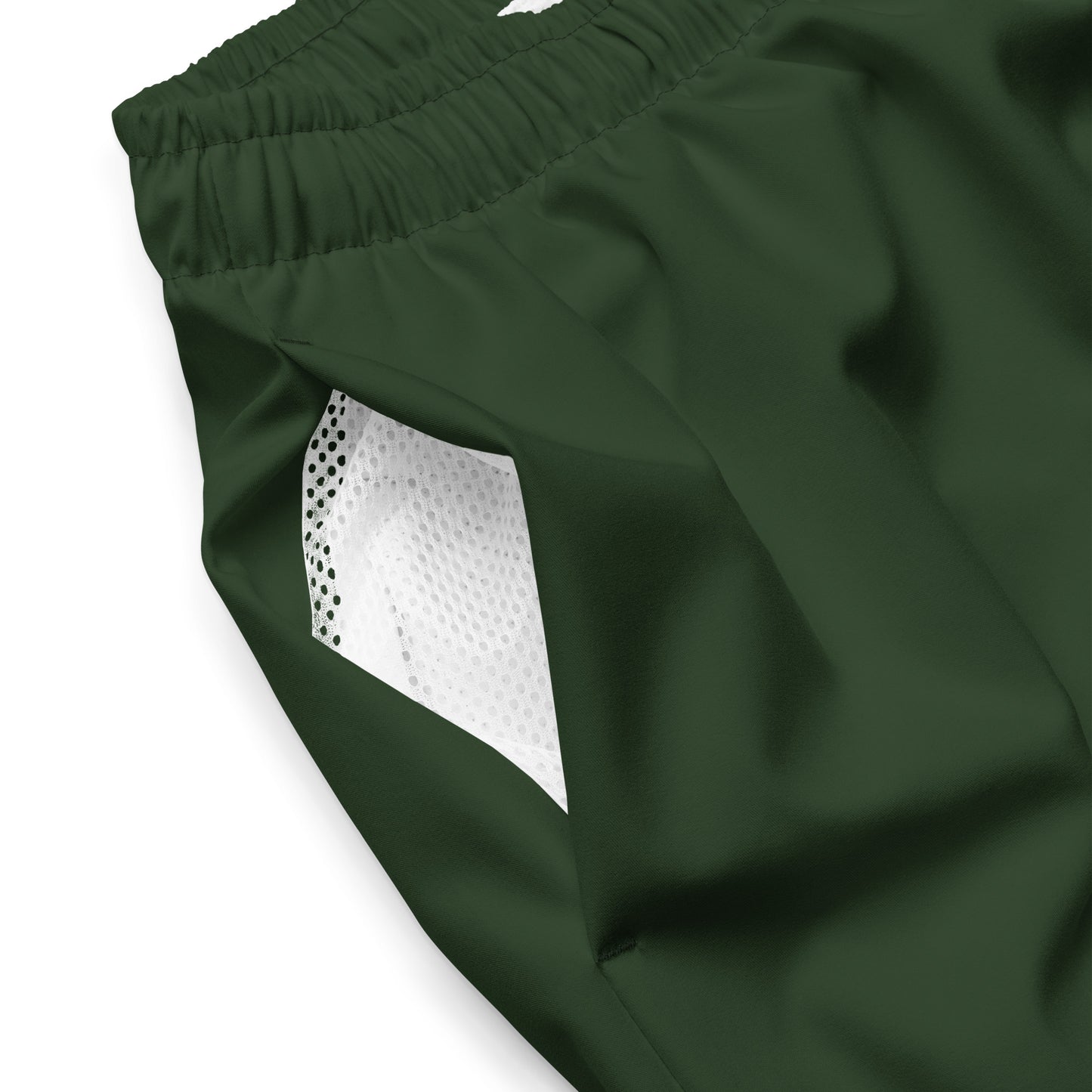 Eco-Friendly Recycled Swim Trunks Forest Green - Performance Swimwear