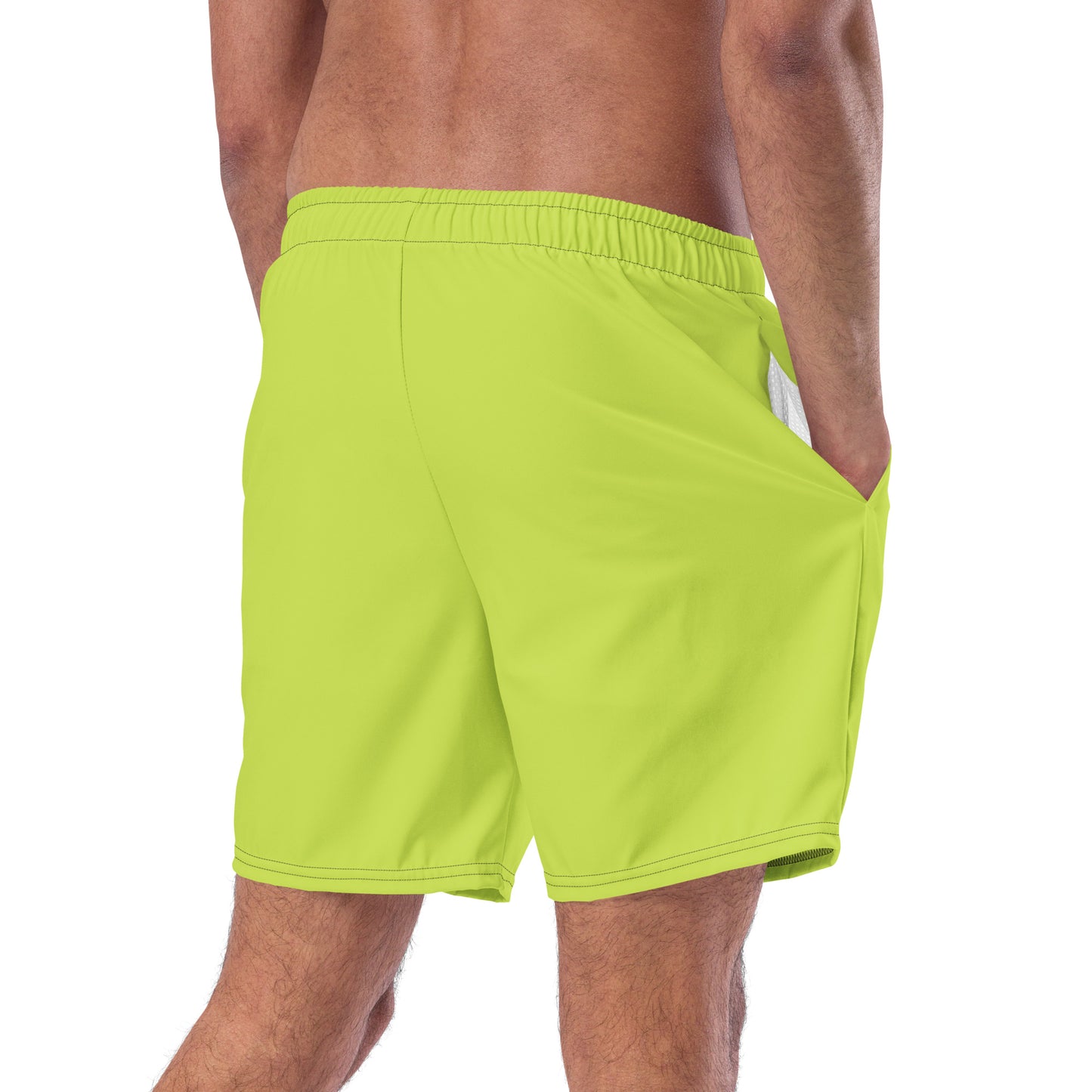 Men's Recycled Swim Trunks Vibrant Green | Eco-Friendly Summer