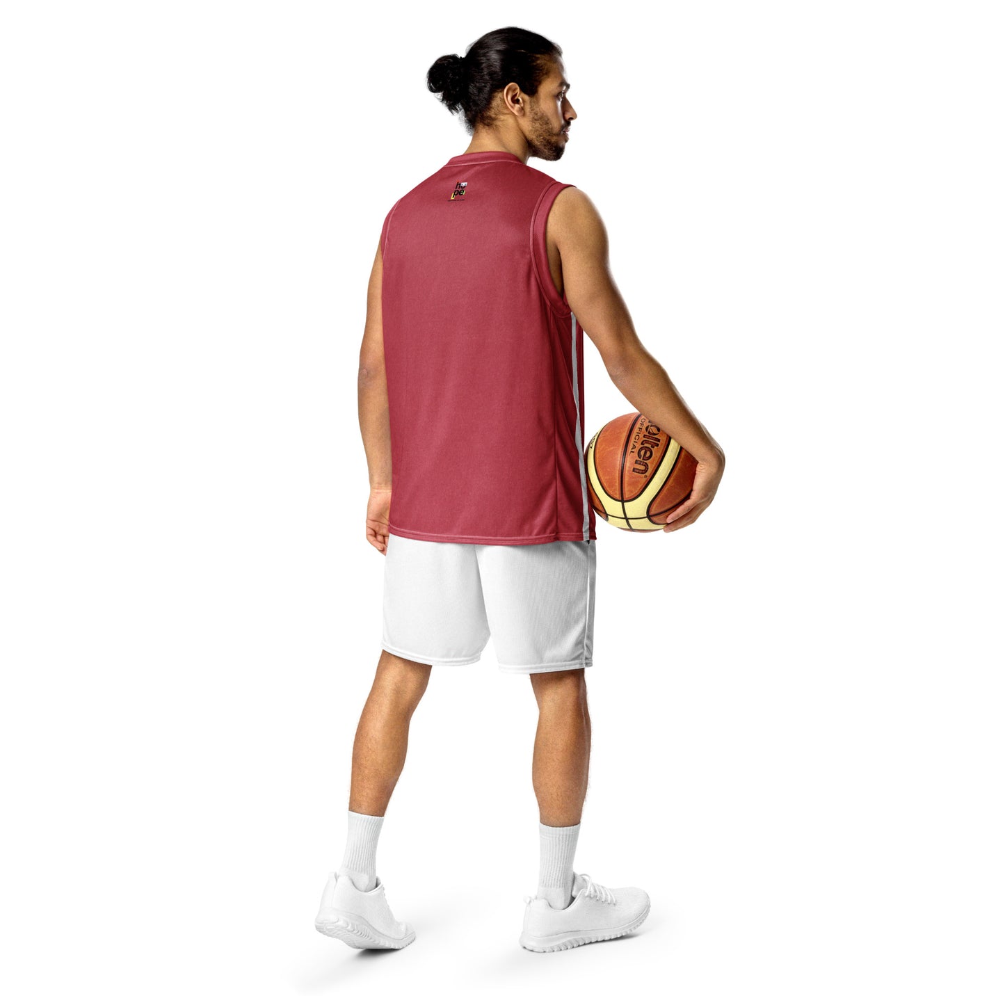 Men's Basketball Jersey Recycled Power Red | Workout & Warm Up Apparel