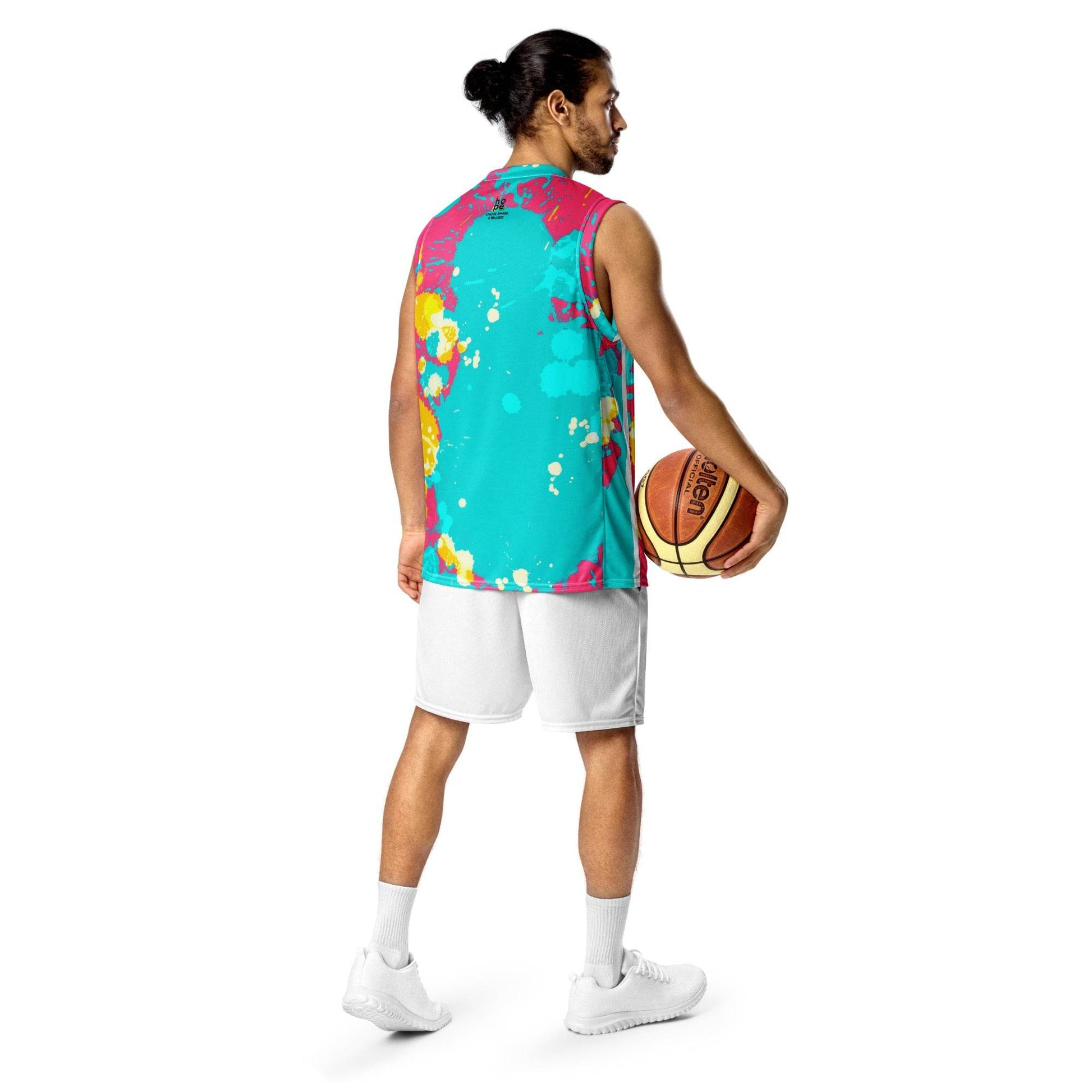 Recycled Men's Basketball Jersey for Eco-Friendly Athletes -