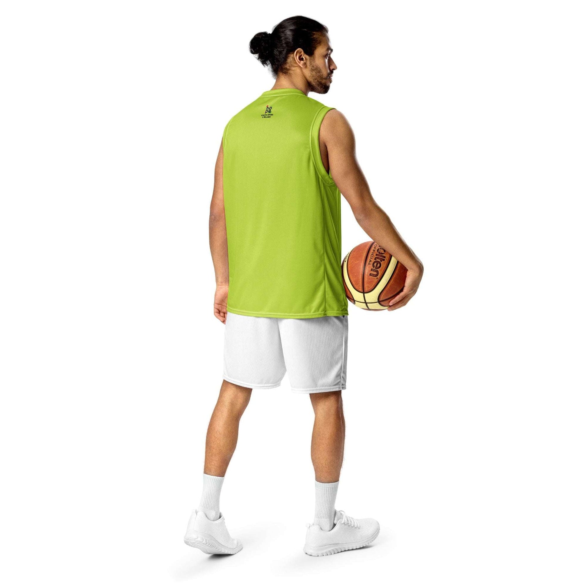 Men's Recycled Basketball Jersey- Play Hard -