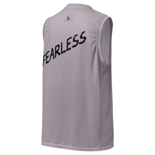 Men's Recycled Basketball Jersey - Fearless & Eco-Friendly Performance -