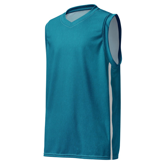 Men's Basketball Jersey Recycled Blue Diamond Workout Pre Warm Up | High-Performance Apparel