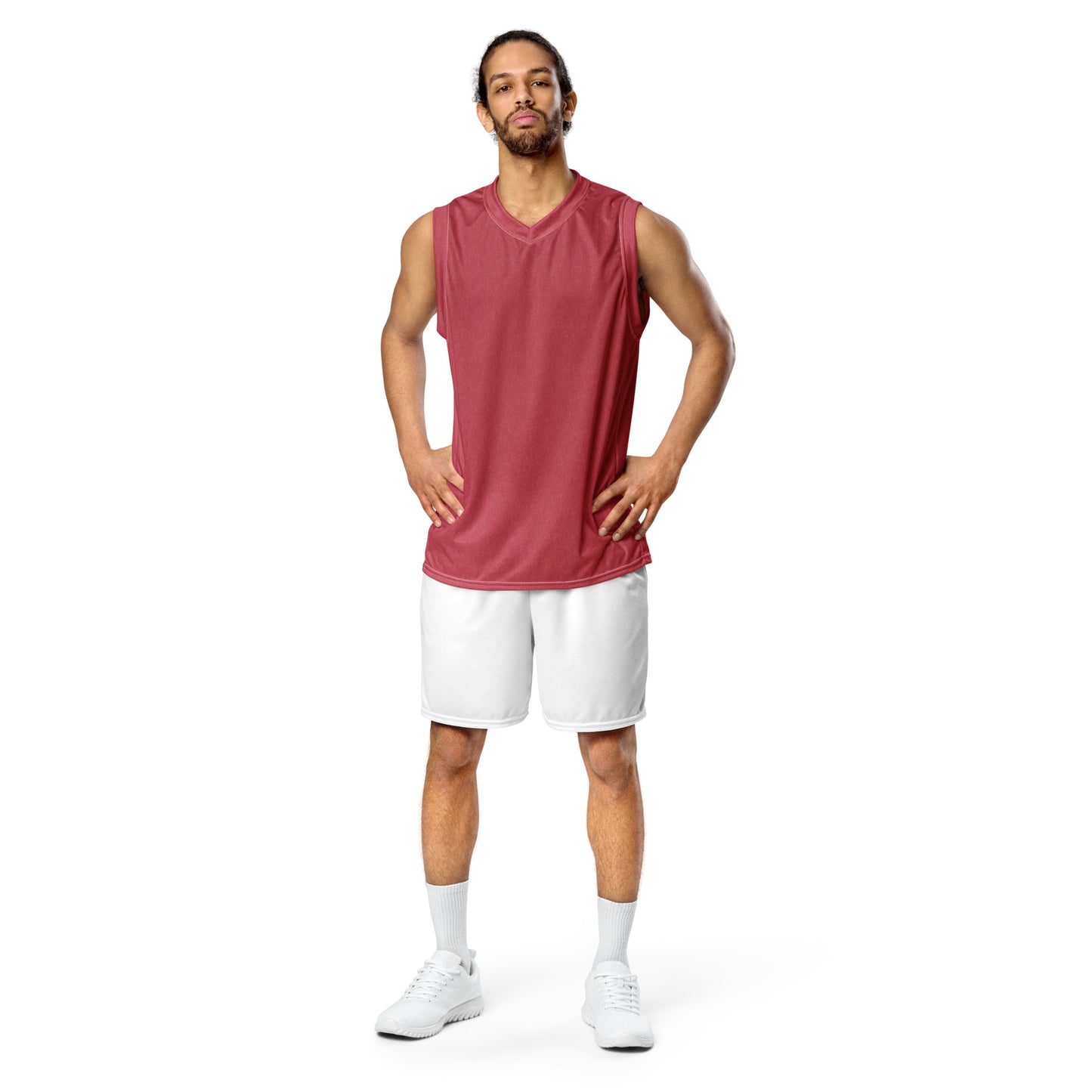 Men's Basketball Jersey Recycled Power Red | Workout & Warm Up Apparel