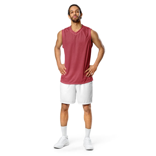 Men's Basketball Jersey Recycled Power Red | Workout & Warm Up Apparel