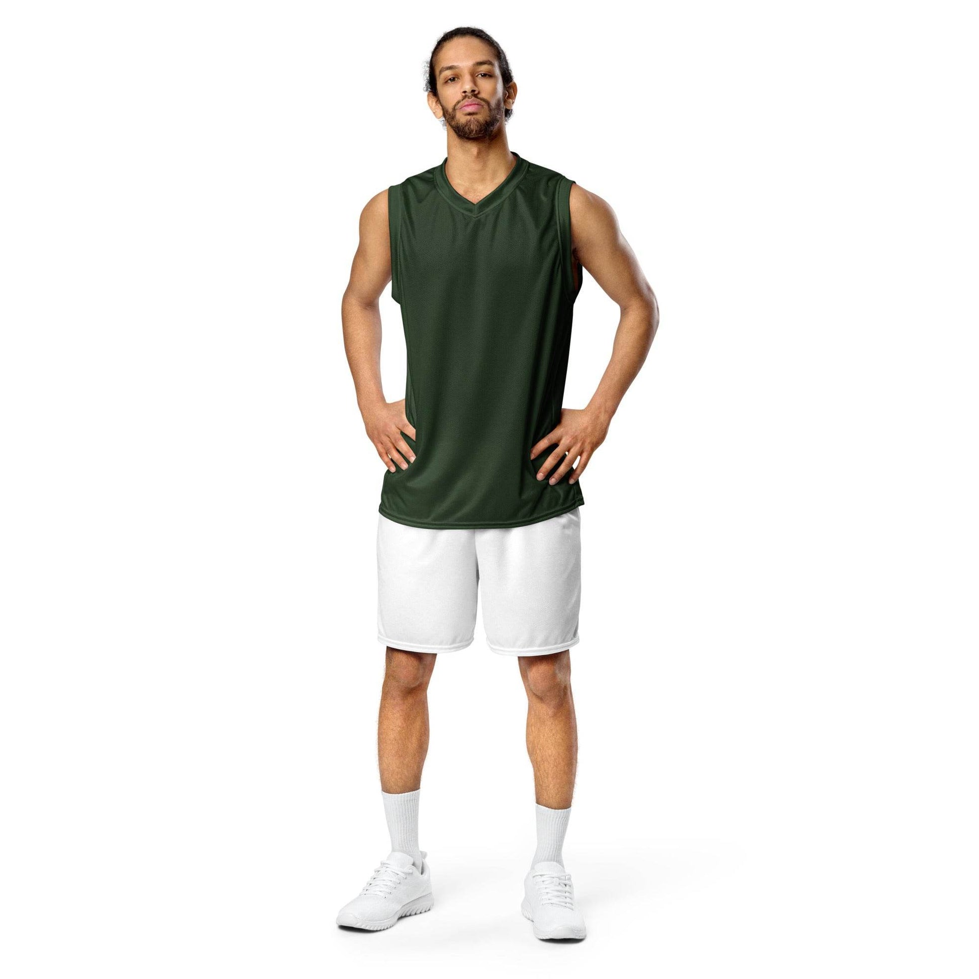Men's Recycled Basketball Jersey - Eco-Friendly Jersey for Sustainable Sportswear -