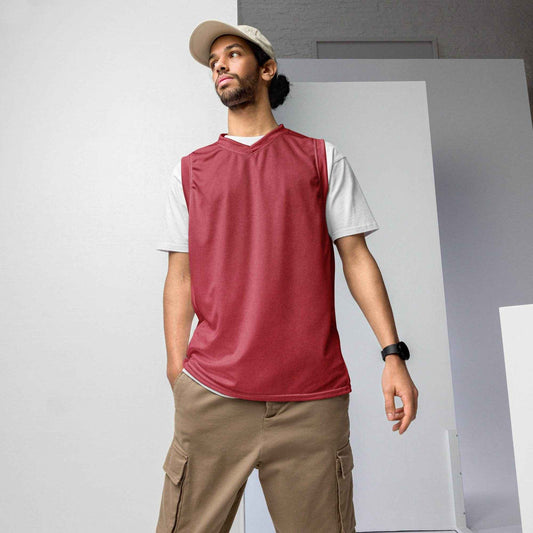 Men's Recycled Basketball Jersey - Sustainable Style for Active Players -