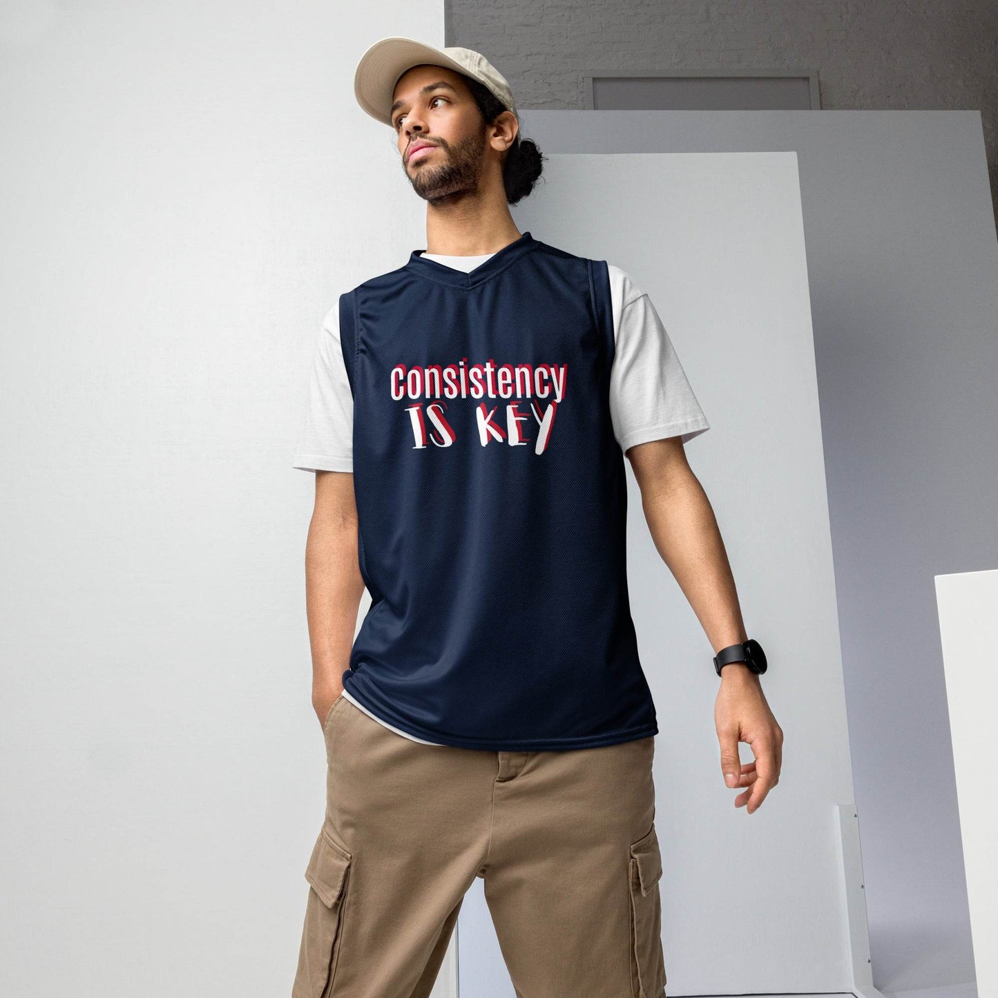 Men's Recycled Basketball Jersey for Eco-Friendly Athletes -