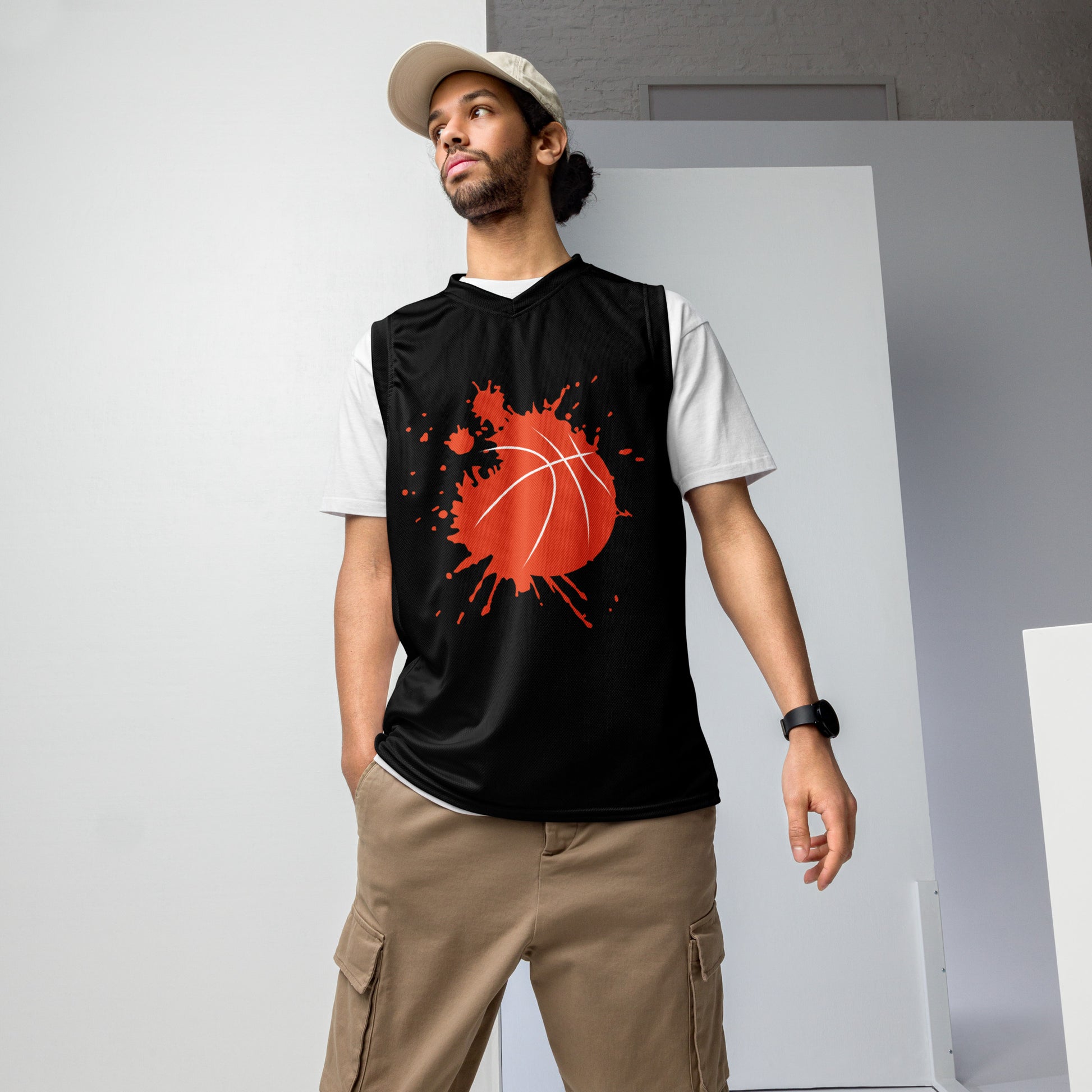Men's Recycled Basketball Jersey - Eco-Friendly Style and Comfort -