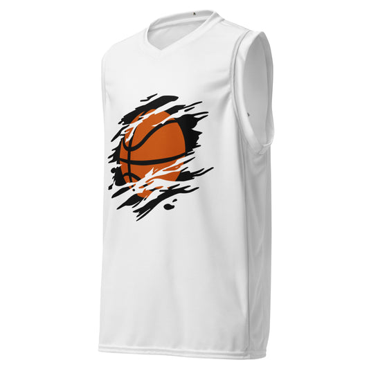 Men's Recycled Basketball Jersey - Eco-Friendly Beast Performance Wear -