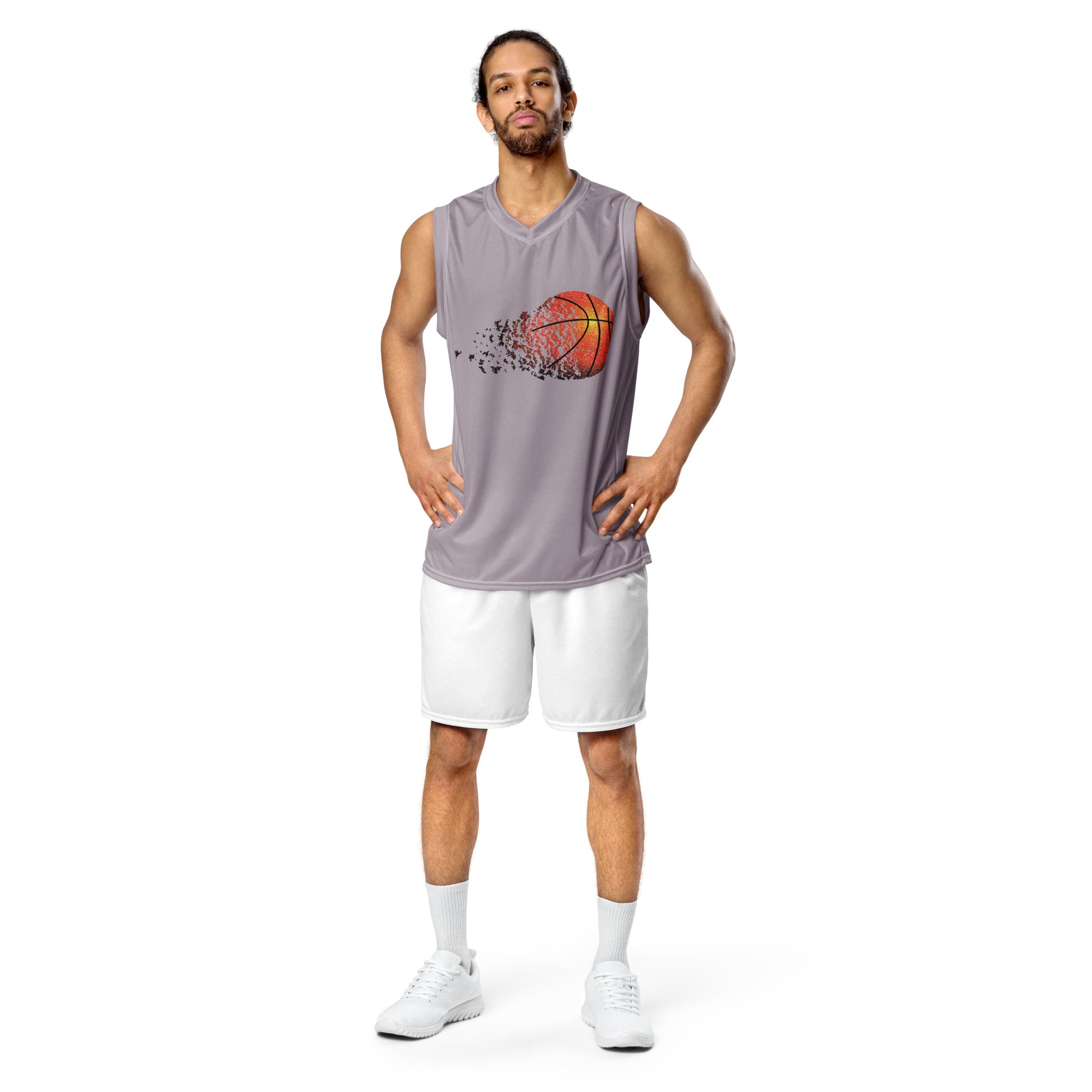 Men's Recycled Basketball Jersey - Fearless & Eco-Friendly Performance -