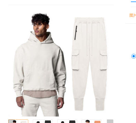 Men's Thick Cotton Hoodies Training Sets Casual Sports Kits Pullover Hooded Top With Pants Sweatshirts Gym Running Tracksuits - HOPE Athlete Apparel and Wellness