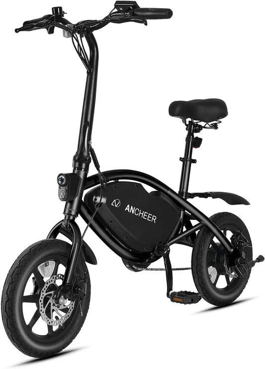 14” Folding Electric Bike for Adults, 20MPH Ebike with 350W Motor[Peak 500W], 48V 374Wh Battery, Rigid/Dual Suspension, UL 2849 Certified Electric Bicycle, Compact Electric Mini Bike for Teens