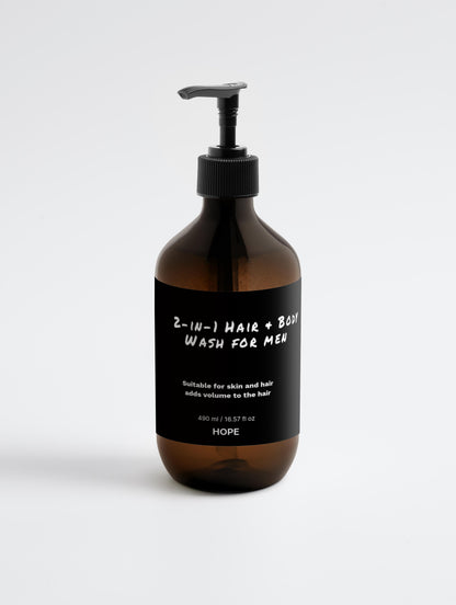 Men's 2-in-1 Hair and Body Wash for Ultimate Cleanliness and Freshness