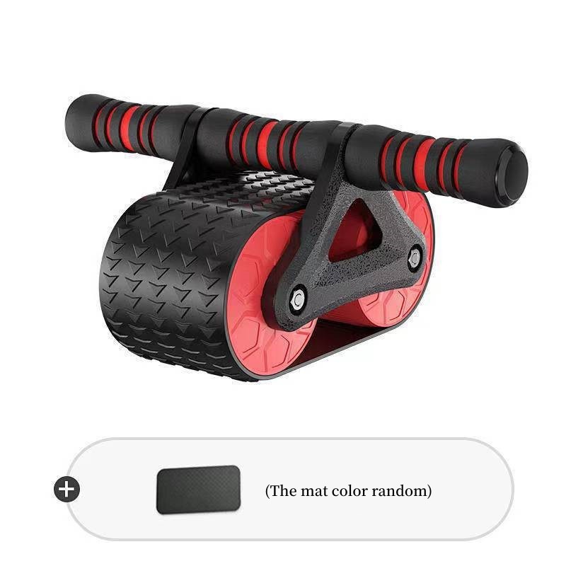 Double Wheel Ab Roller - Automatic Rebound Abdominal Exerciser