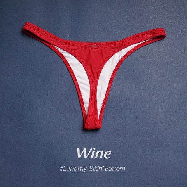 Women’s Thong Bikini Bottoms  Sleek & Comfortable  Premium Nylon - HOPE Athlete Apparel and Wellness
