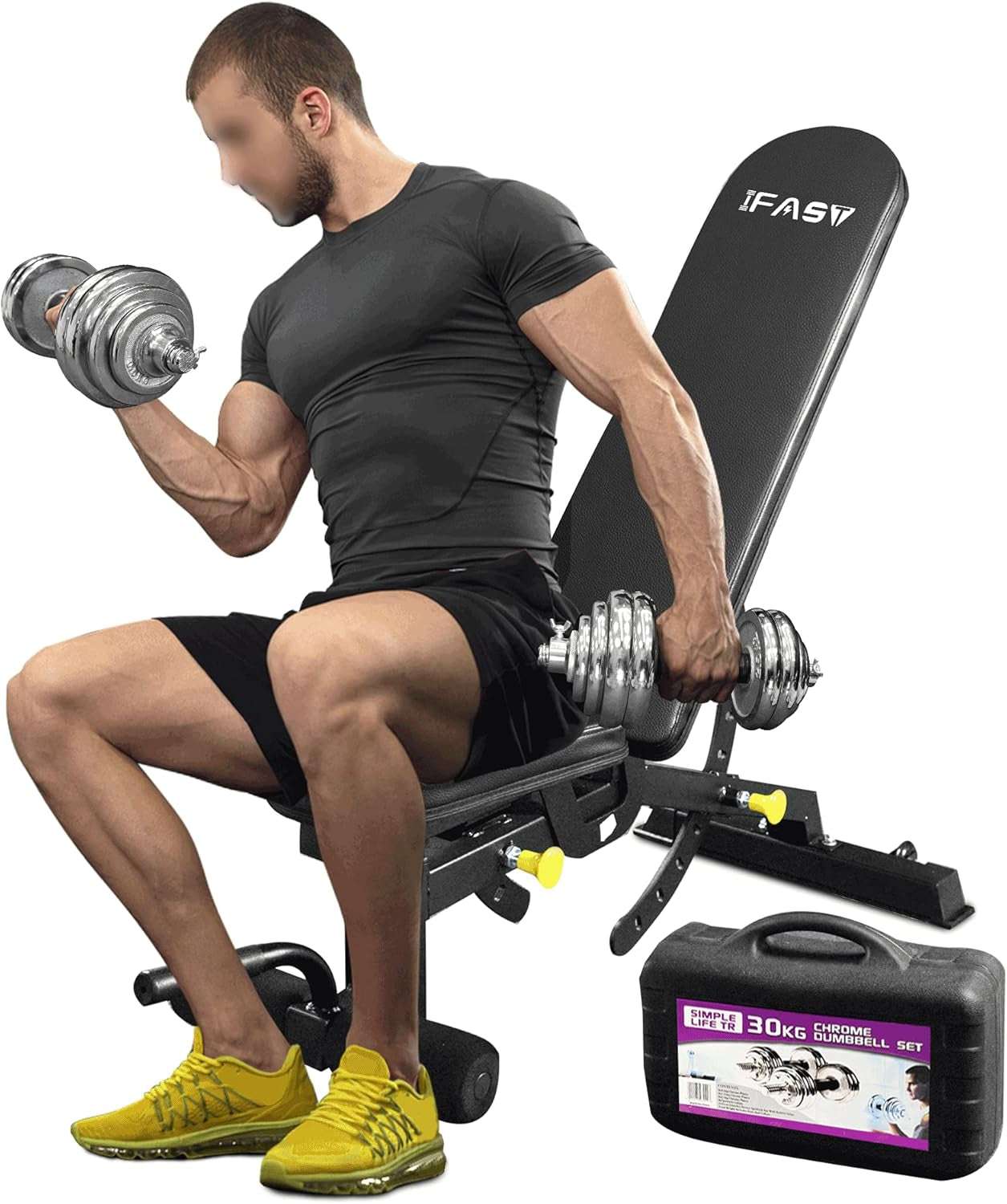Home Gym Weight Bench - Adjustable Weight Bench for Total Body Workout -