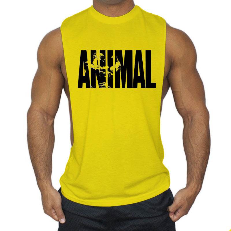 Men's Printed Sports Vest - Cotton Fitness Bodybuilding Waistcoat - HOPE Athlete Apparel and Wellness