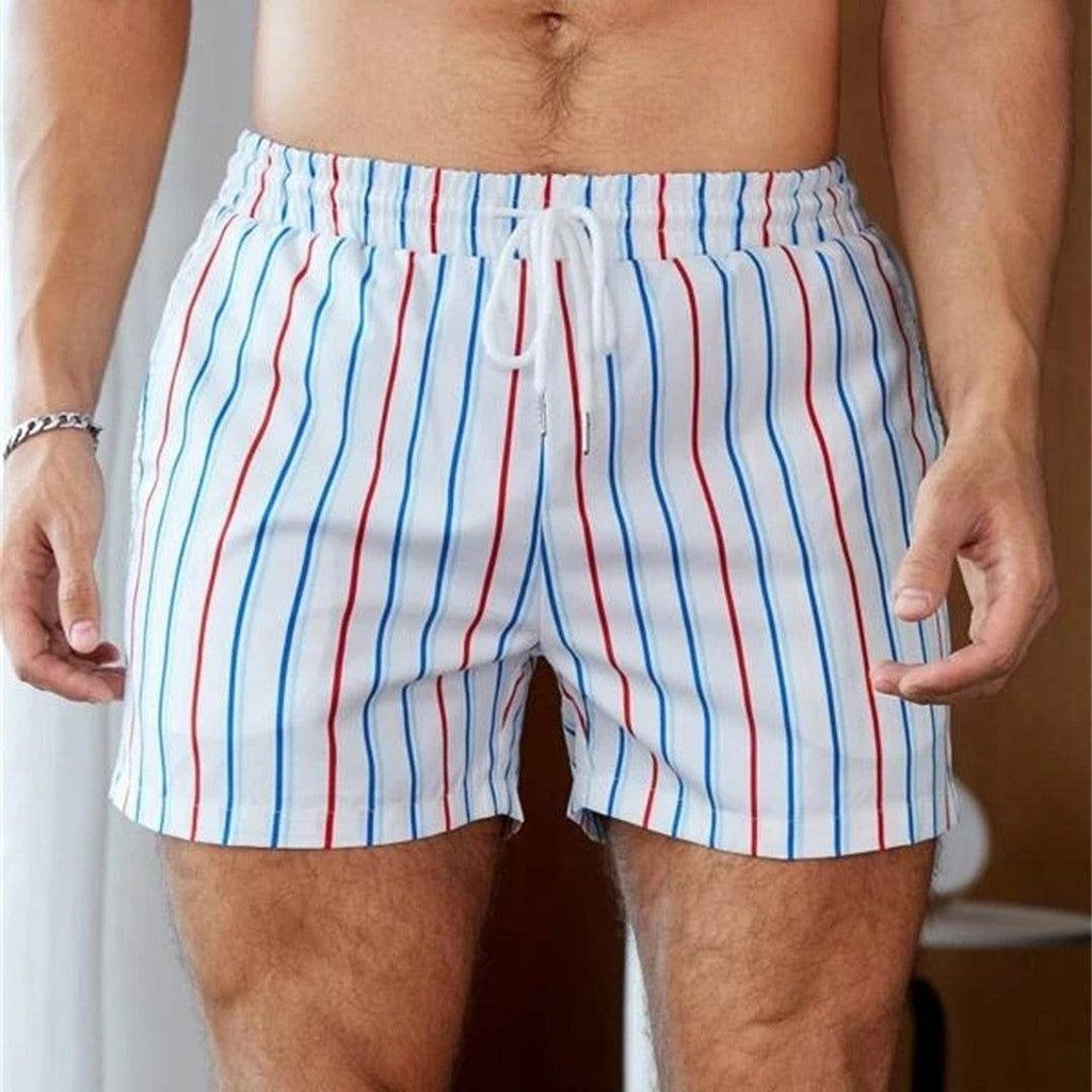 Men's Striped Shorts - Basic and Digital Printed Designs for Style and Comfort - HOPE Athlete Apparel & Wellness 