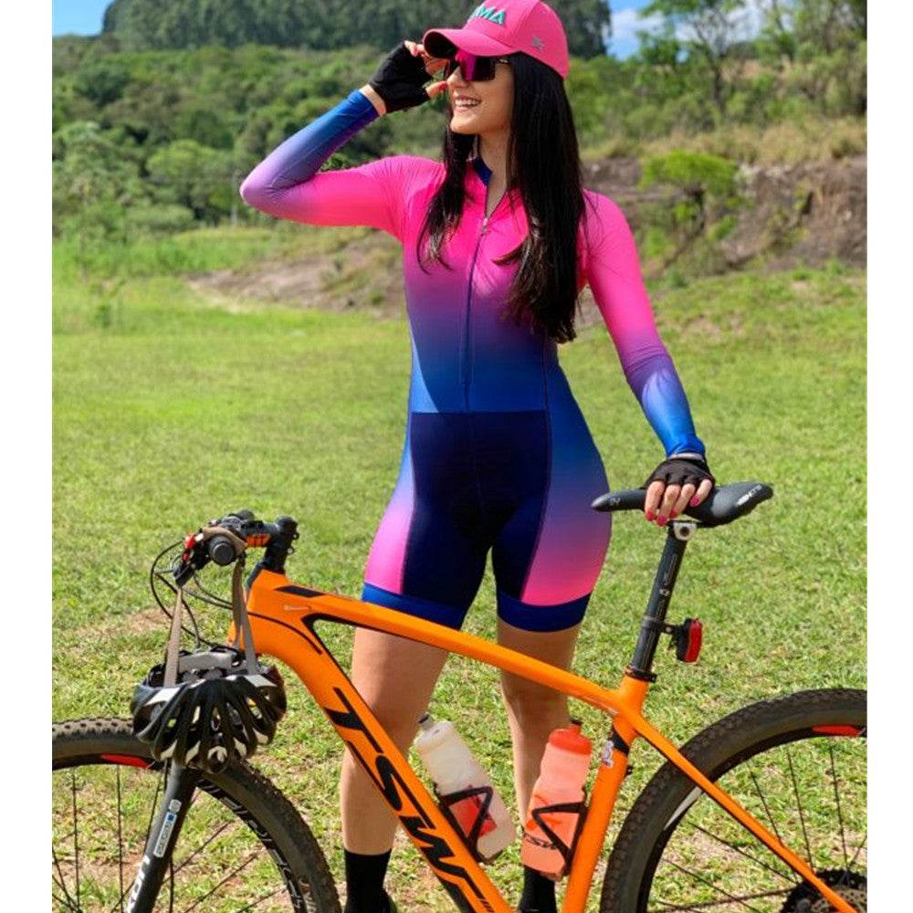 Women Jumpsuit Triathlon Running Suit