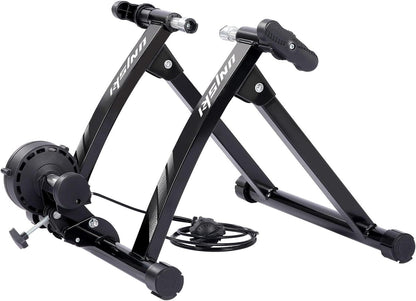 Indoor Bike Trainer Stand - Noise Reduction Magnetic Stand for 26-28 Inch & 700C Wheels -