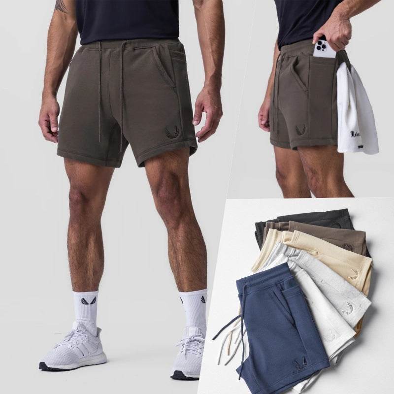 Cotton Embroidered Sports Shorts for Ultimate Comfort and Performance - HOPE Athlete Apparel & Wellness 