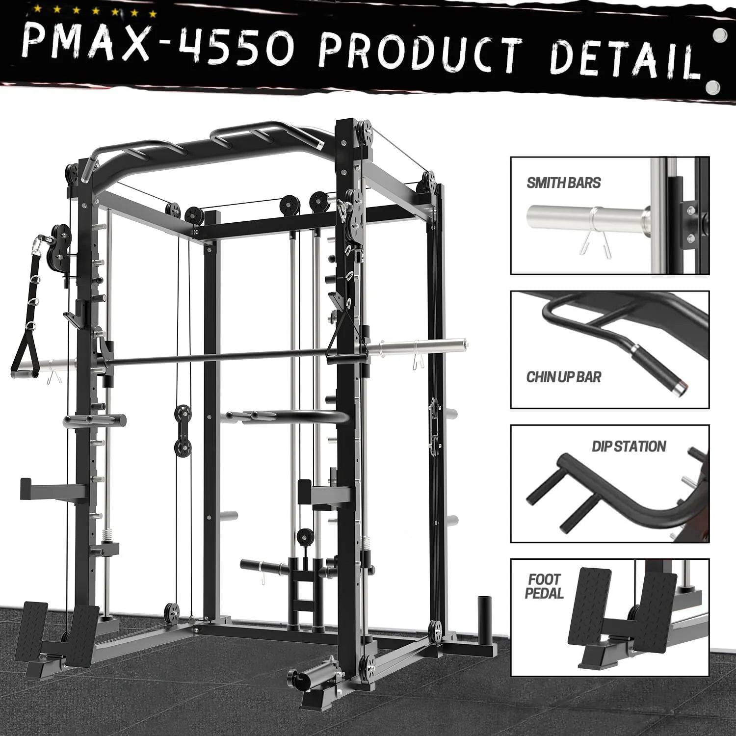Multi Functional Trainer Smith Machine for Versatile Strength Training -