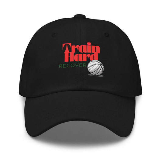 Men's Basketball Dad Hat - Train Hard and Recover Cap for Athletes -