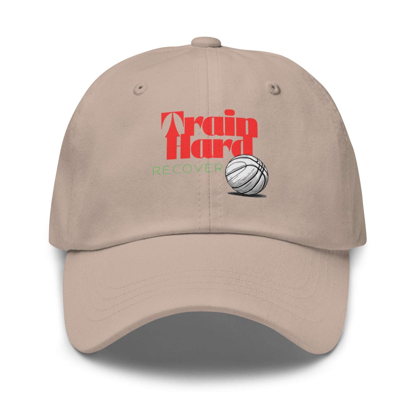 Men's Basketball Dad Hat - Train Hard and Recover Cap for Athletes -