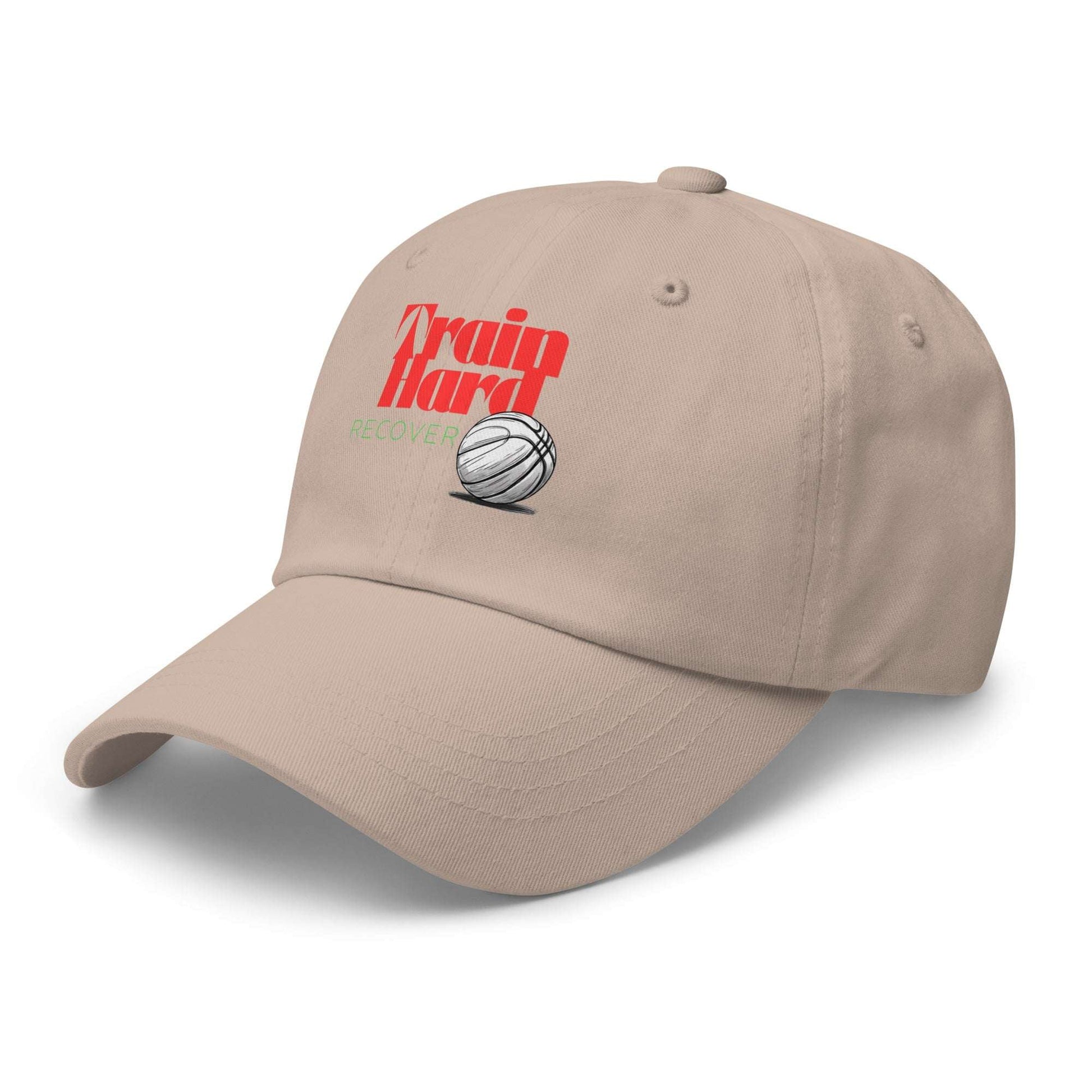 Men's Basketball Dad Hat - Train Hard and Recover Cap for Athletes -