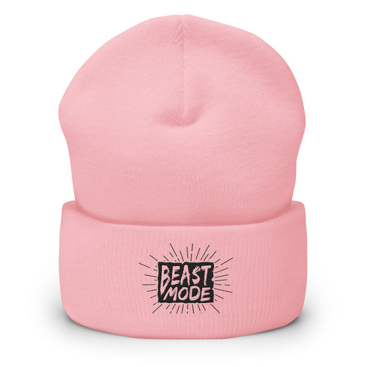 Unisex Cuffed Beanie- Beast Mode -