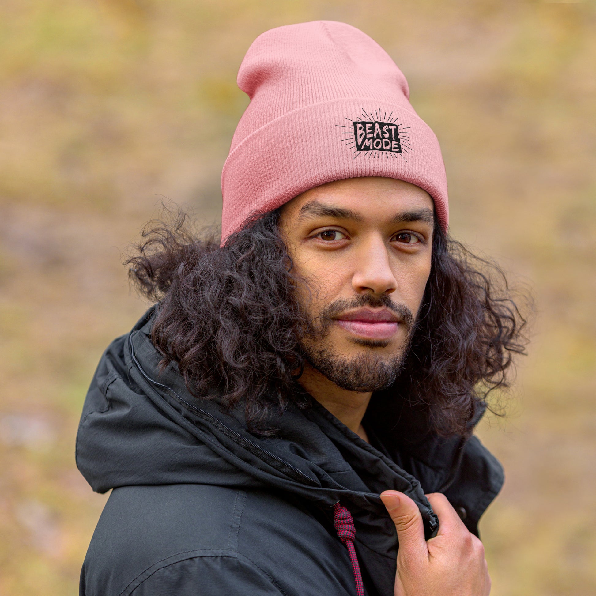 Unisex Cuffed Beanie- Beast Mode -