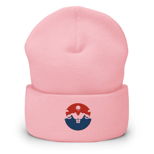Unisex Cuffed Beanie- Weightlifting -