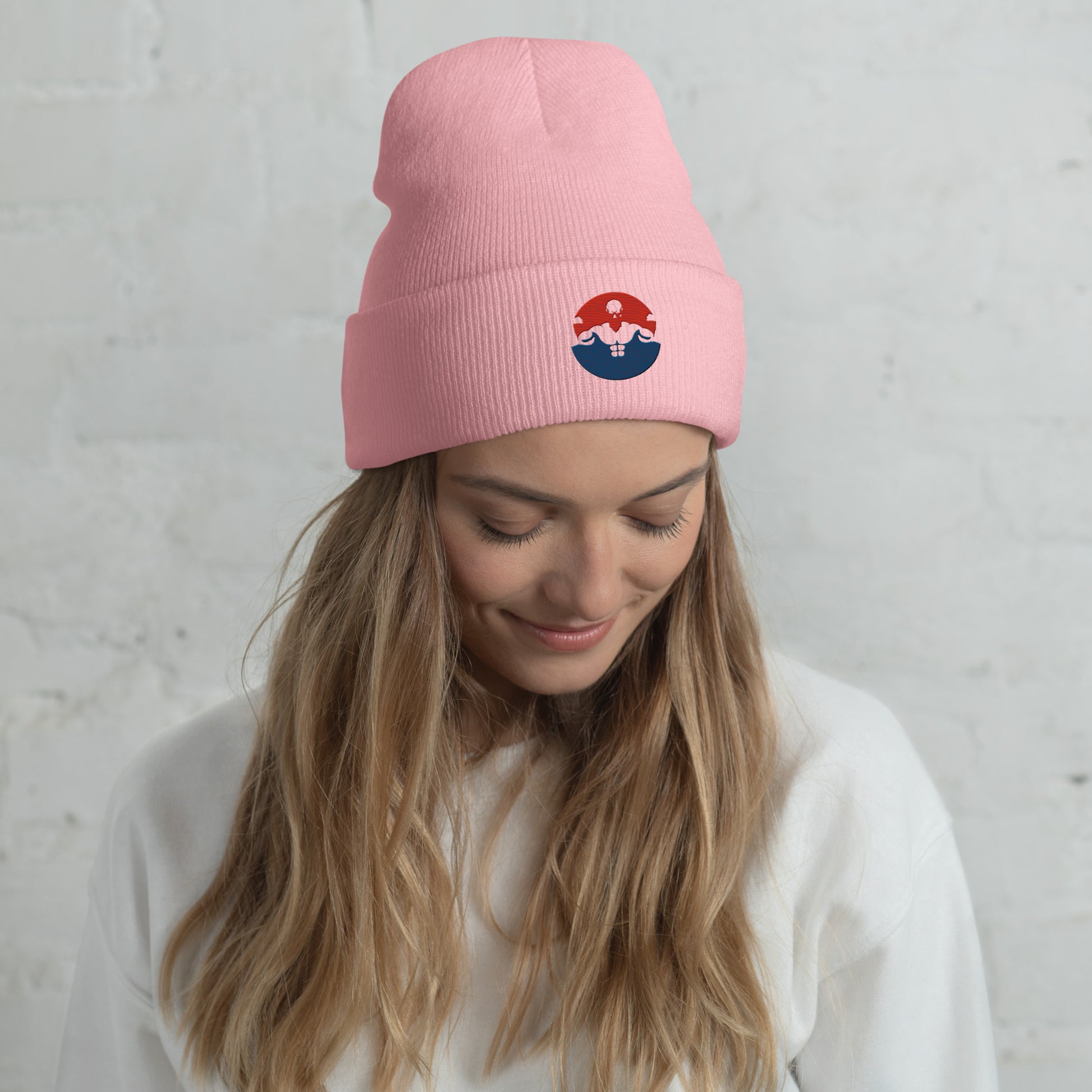 Unisex Cuffed Beanie- Weightlifting -