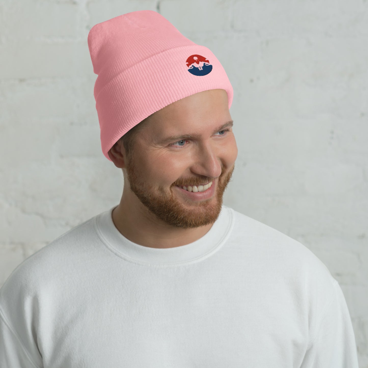 Unisex Cuffed Beanie- Weightlifting -