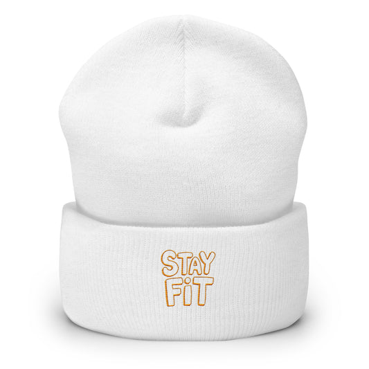 Unisex Cuffed Beanie- Stay Fit -
